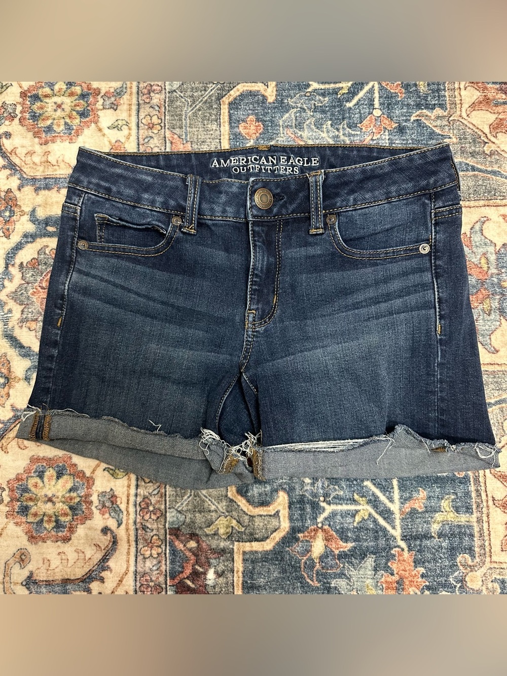 American Eagle Outfitters Indigo Denim Cutoff Shorts